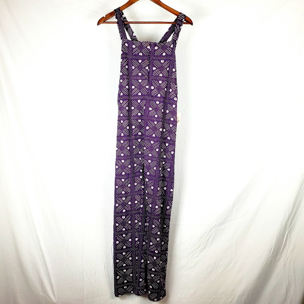 NWT Ade+Ayo Purple Cotton Overall‎ Jumpsuit